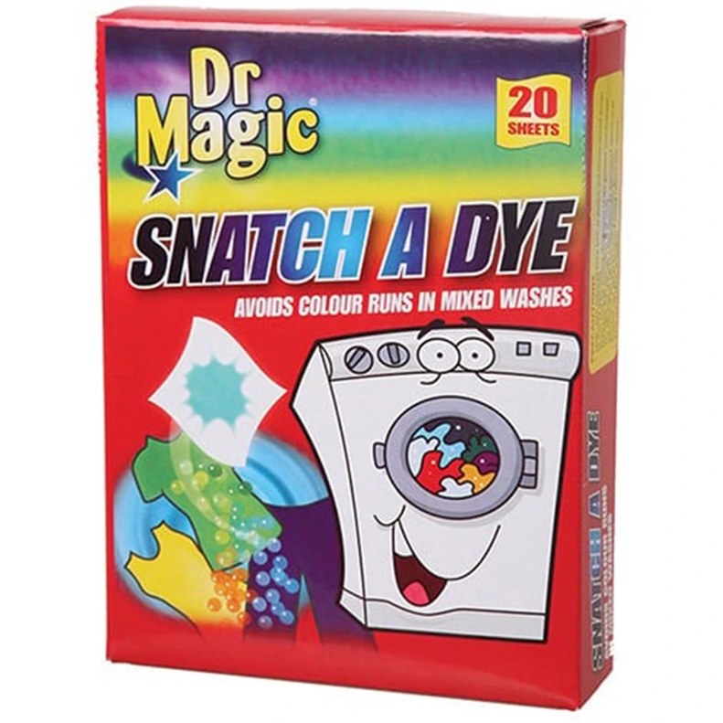 دستمال محافظ رنگ لباس دکتر مجیک مدل Snatch A Dye بسته ۲۰ عددی