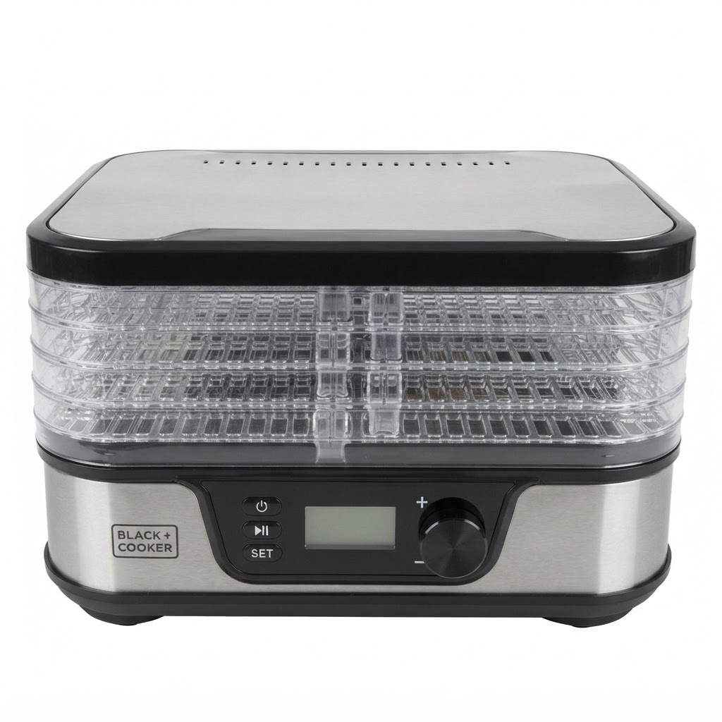 میوه خشک کن بلک کوکر مدل BC323FD با بدنه پلاستیک